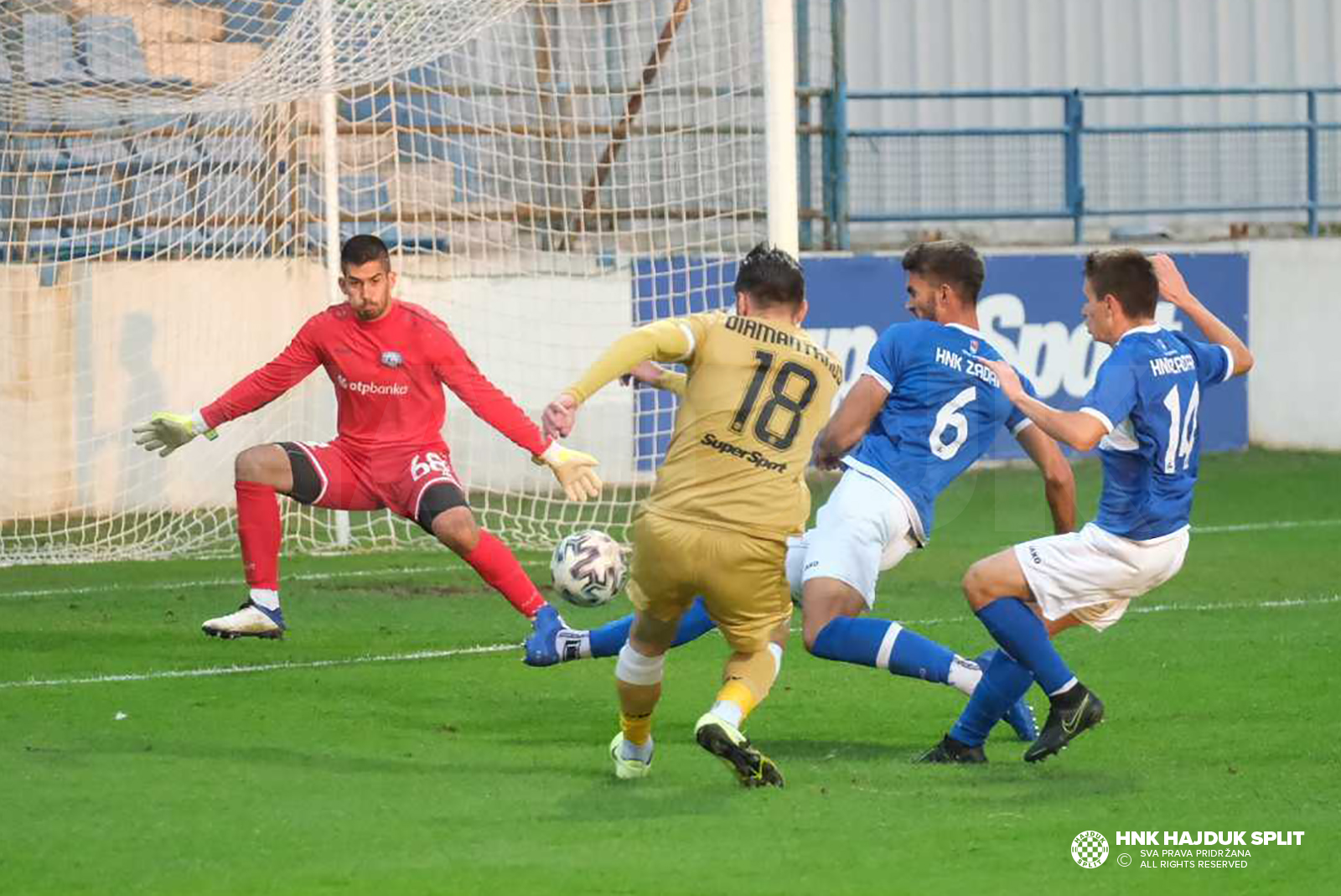 Stanovi: Zadar - Hajduk 0:6